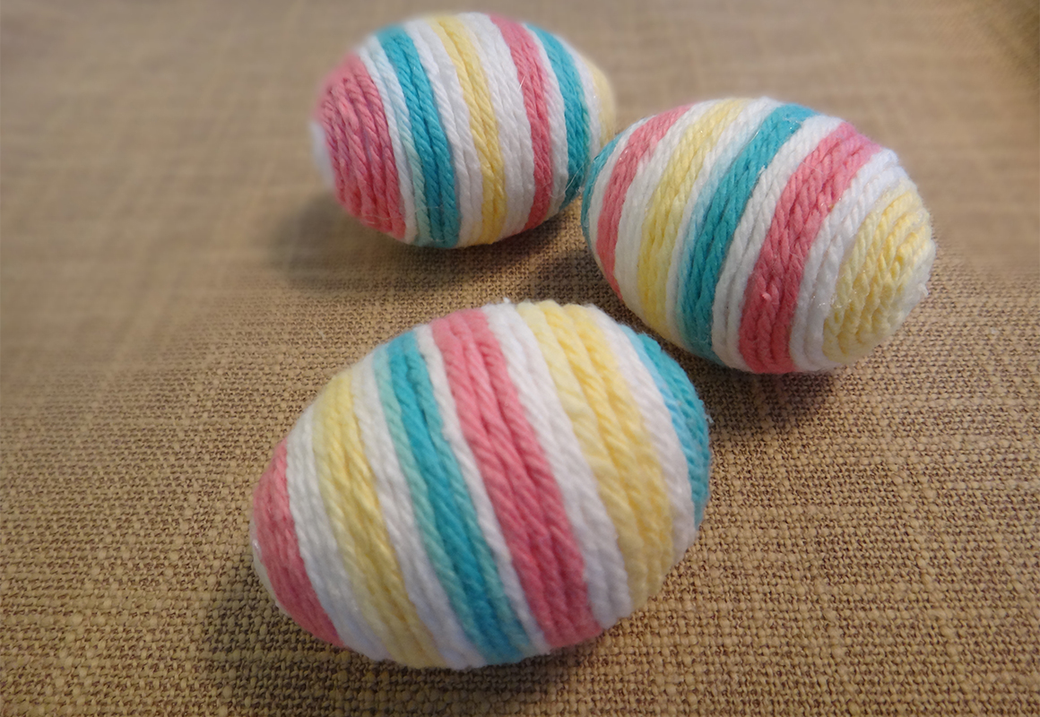 How To Make Easter Yarn Eggs