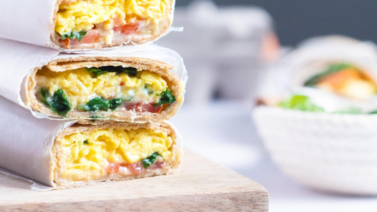 Healthy Kale and Egg Wrap - Eggs.ca