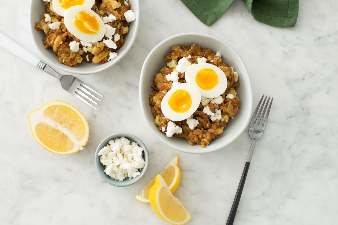 Autumn Farro Bowl with Soft Boiled Egg - Eggs.ca