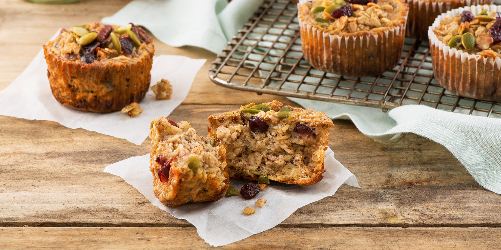 Baked Oatmeal Cups - Eggs.ca