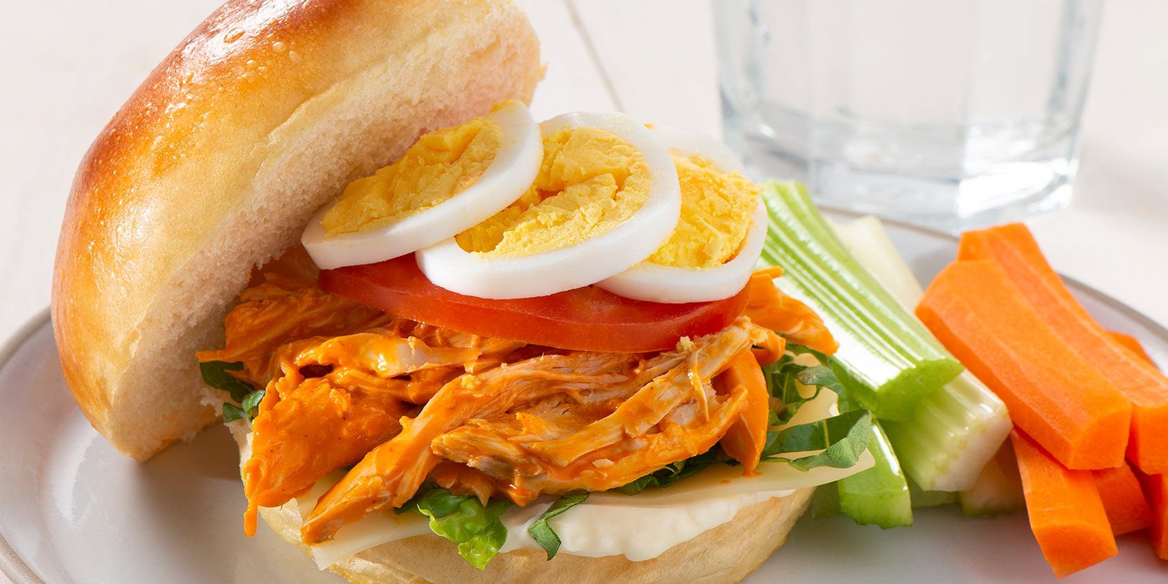 Buffalo Chicken Cobb Sandwich - Eggs.ca