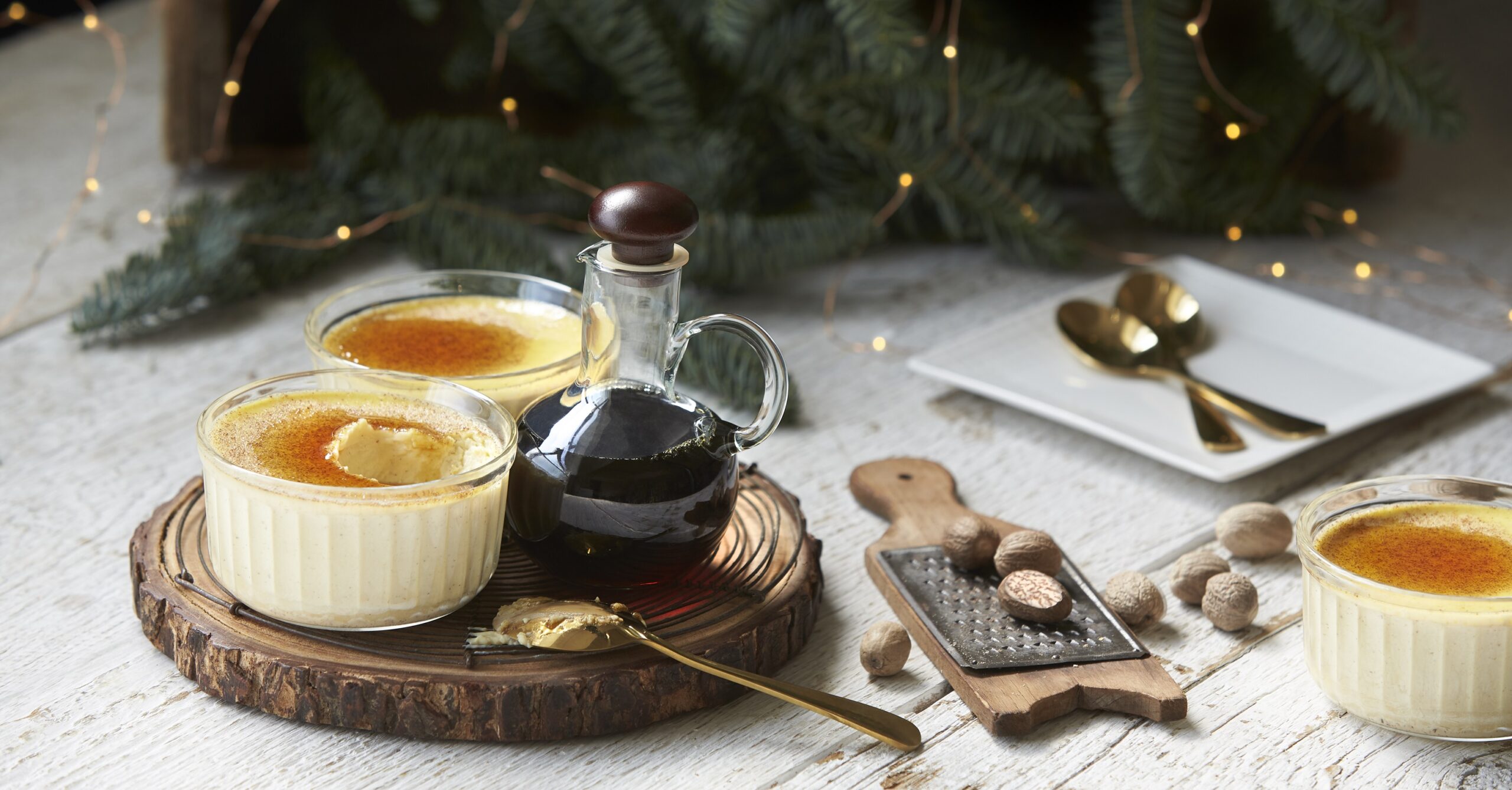 Decadent Maple Eggnog Custards - Eggs.ca