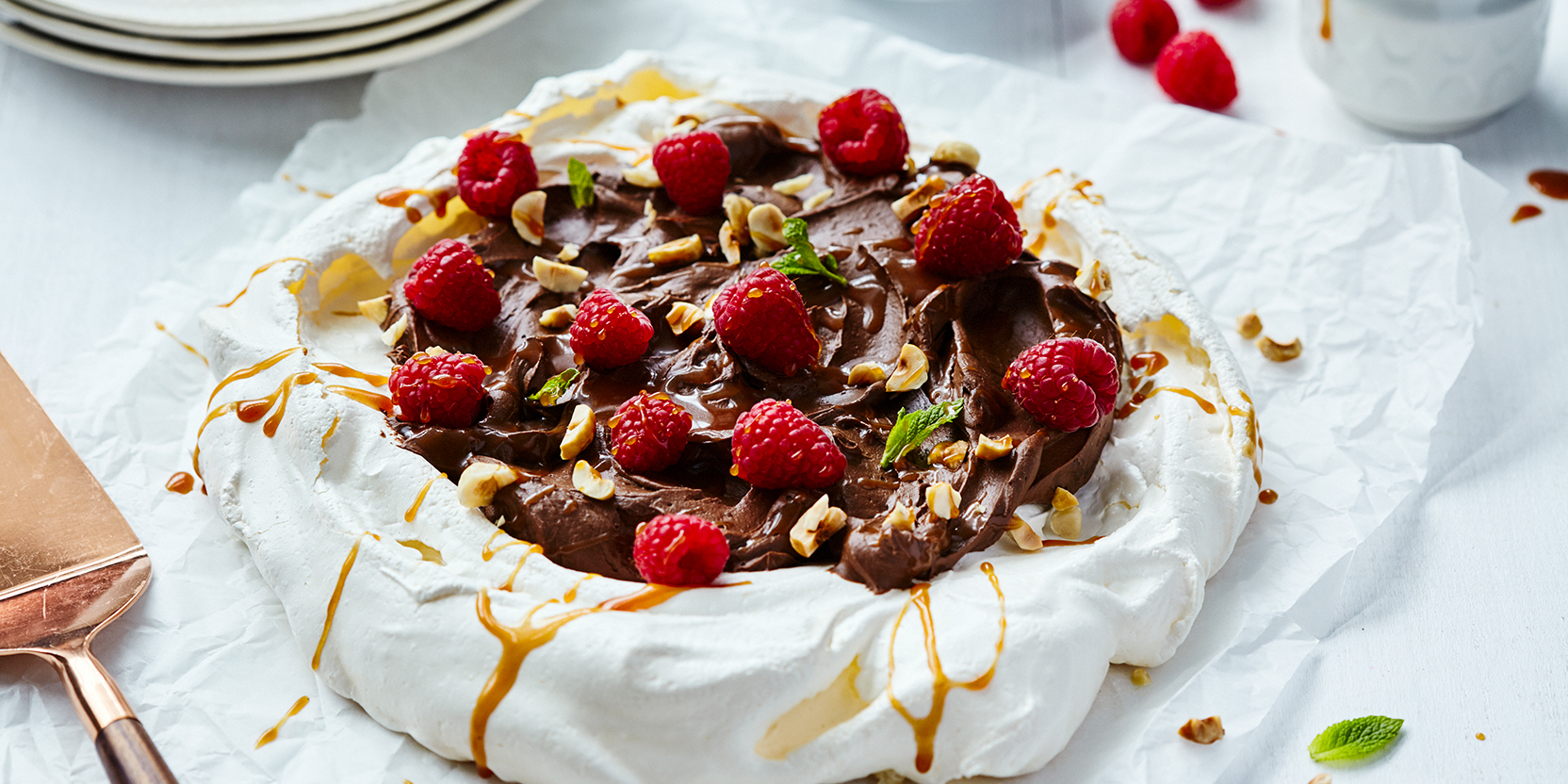 Chocolate Hazelnut Pavlovas - Eggs.ca
