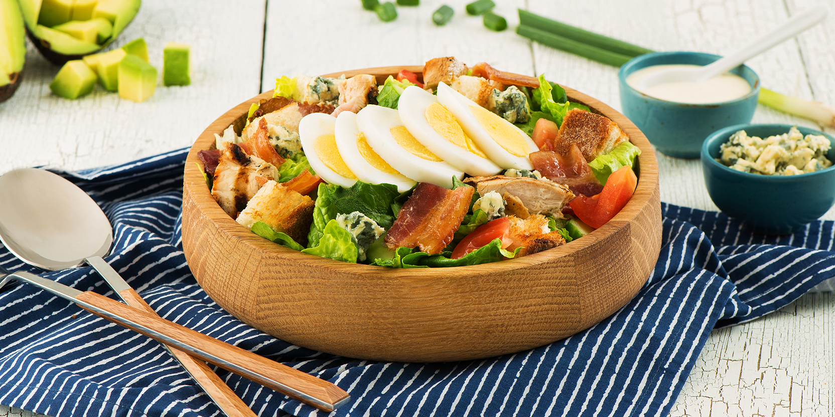 Cobb Salad Panzanella - Eggs.ca