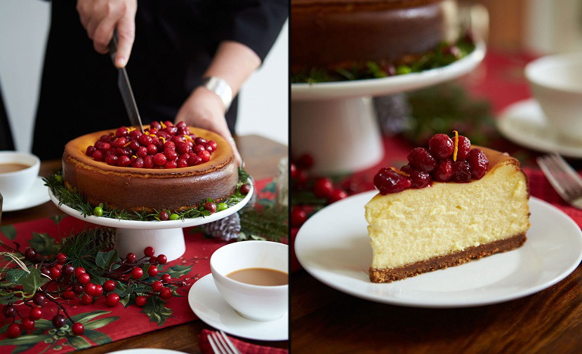 Cranberry Gingerbread Cheesecake - Eggs.ca
