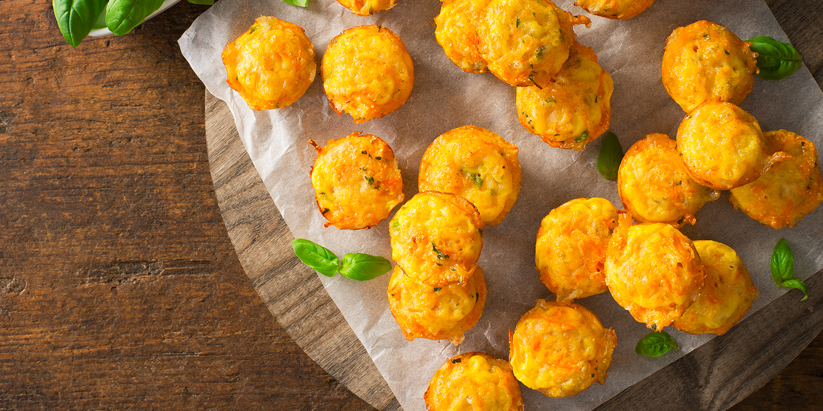 Crustless Mini Carrot Quiches - Eggs.ca