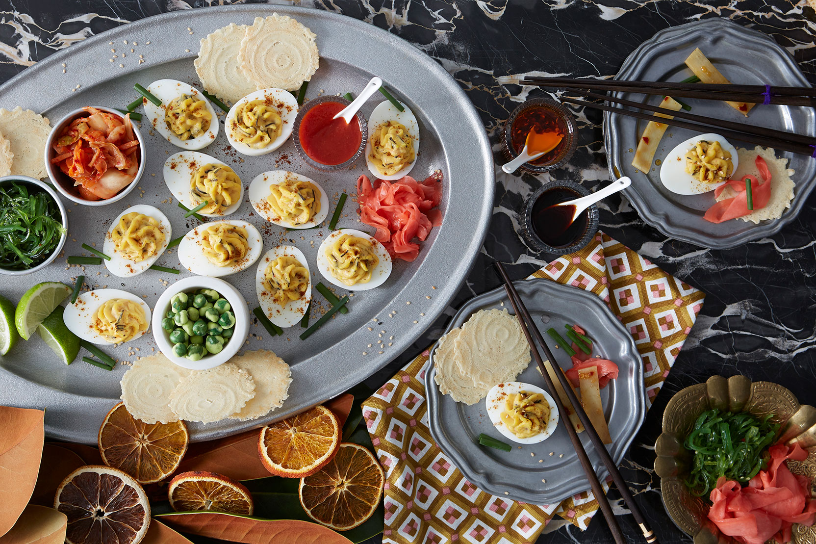 Japanese-Style Devilled Eggs and Board Pairings - Eggs.ca
