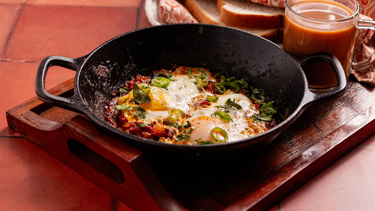 Masala Fried Eggs - Eggs.ca