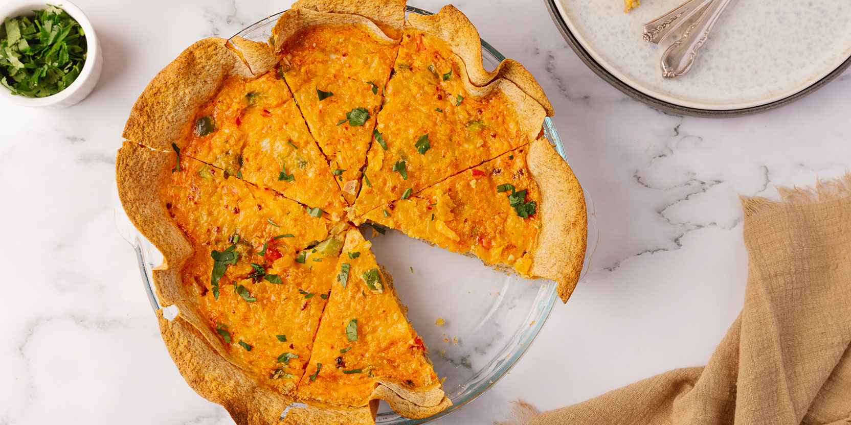Tortilla Quiche - Eggs.ca