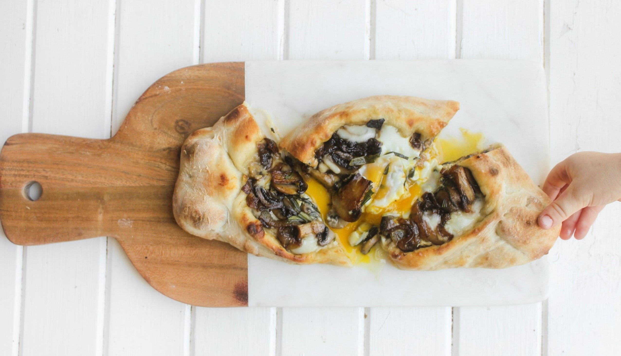 Mushroom Khachapuri - Eggs.ca