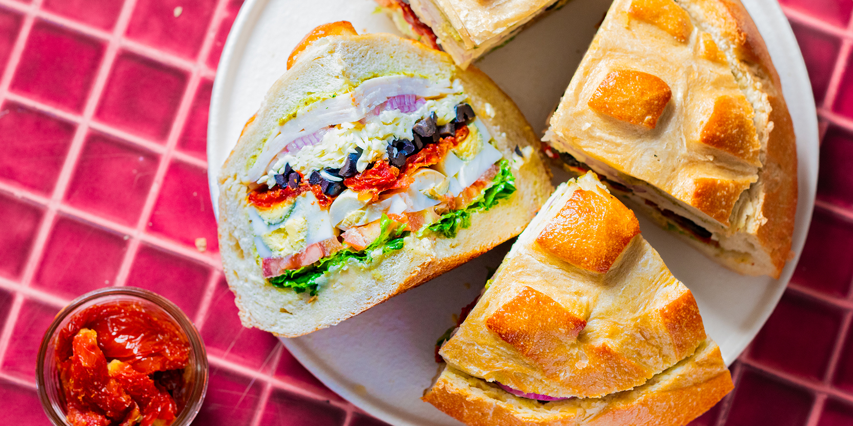 Egg Muffuletta Sandwich - Eggs.ca