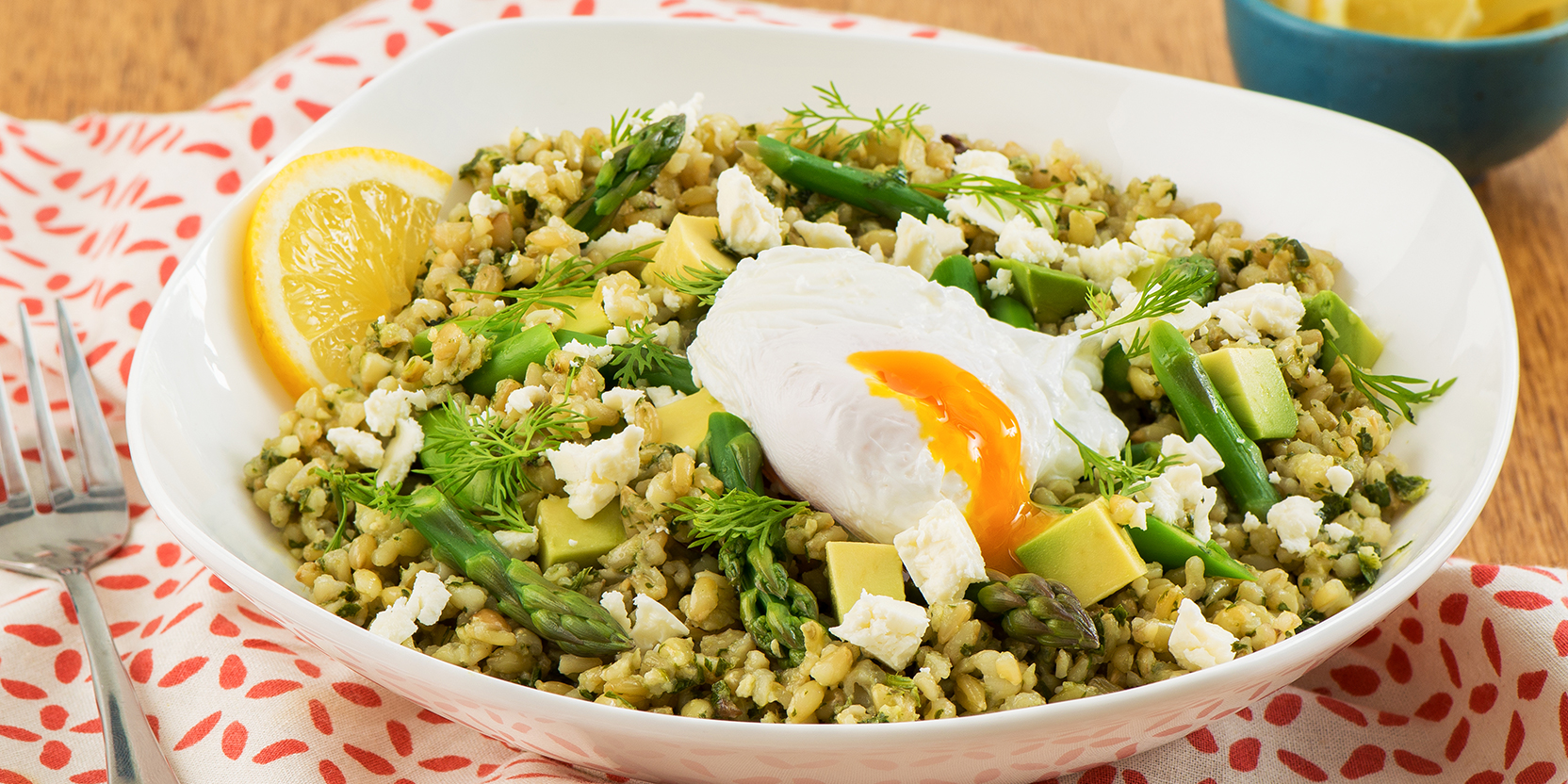 Freekeh and Egg Power Bowl - Eggs.ca