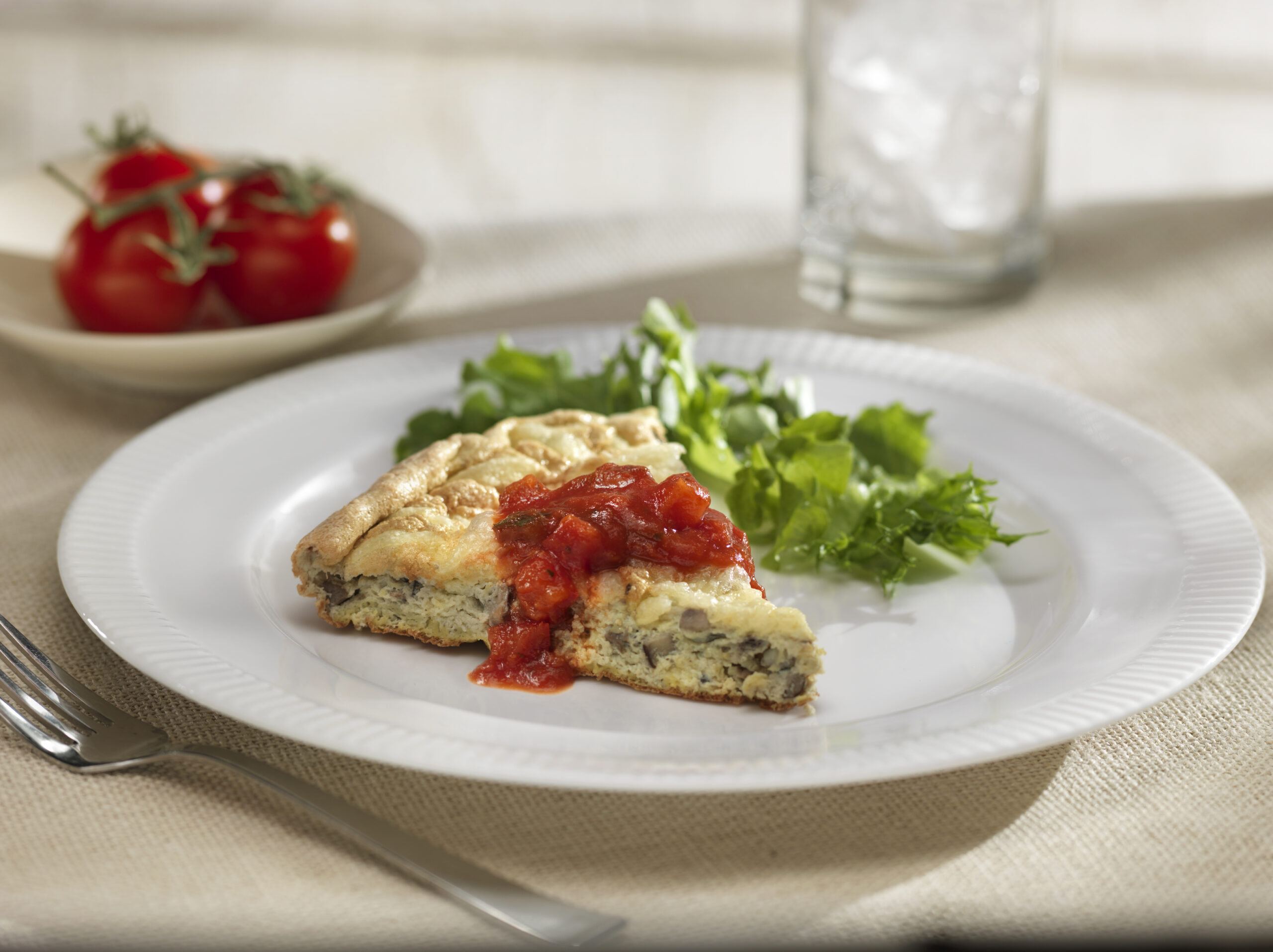 Souffléd Cheese and Mushroom Frittata - Eggs.ca