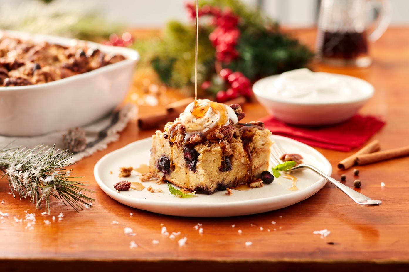 Maple Pecan Crunch Eggy Bread - Eggs.ca