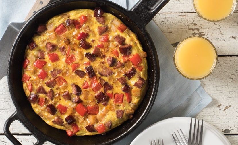 Savoury Potato and Chorizo Frittata