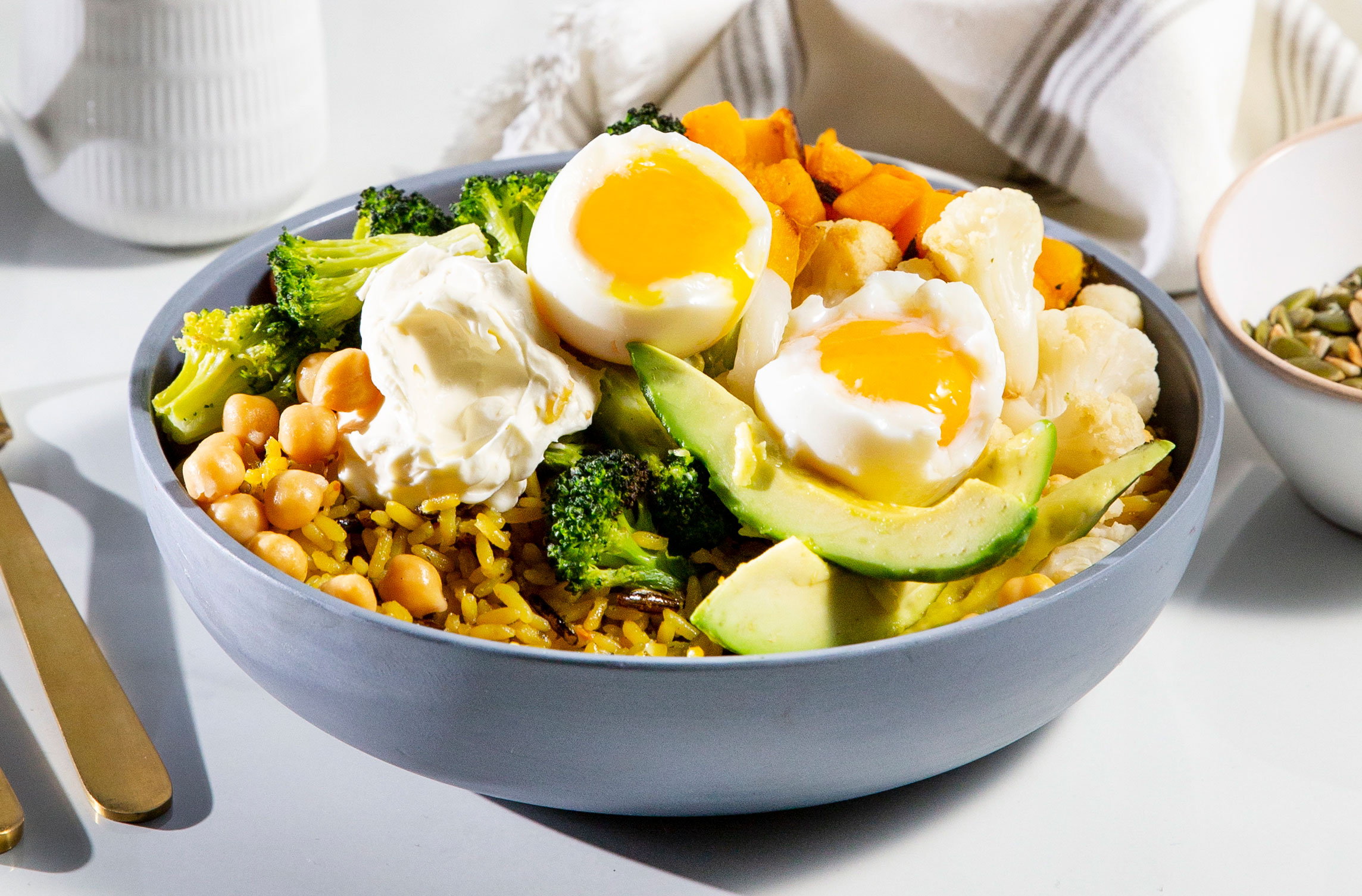 Seasonal Protein Bowl - Eggs.ca