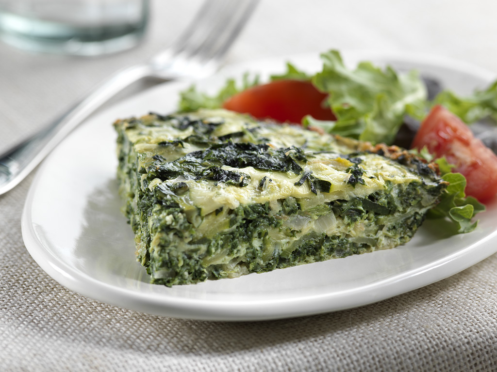 Spinach and Zucchini Frittata - Eggs.ca