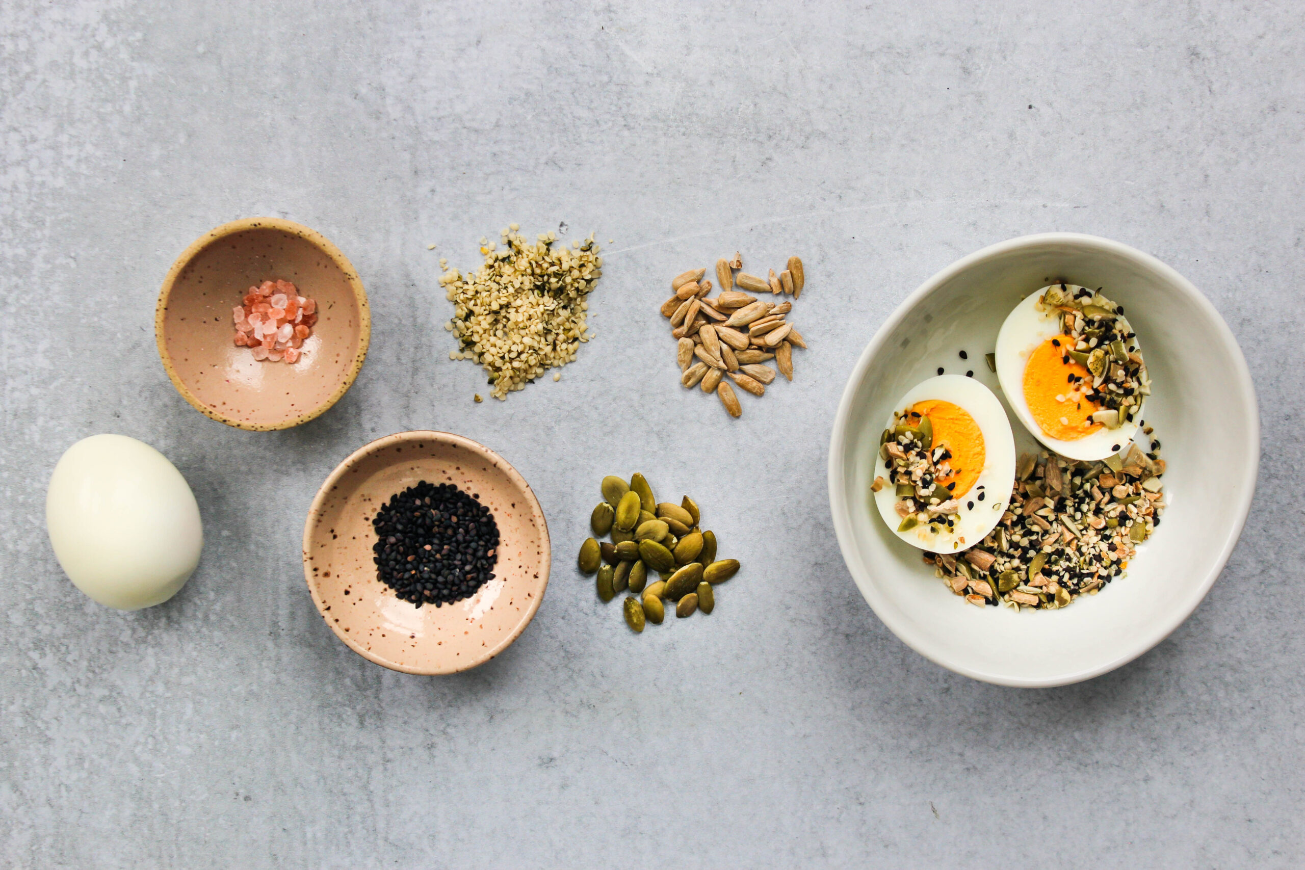 Super Seedy Boiled Egg Snack 1