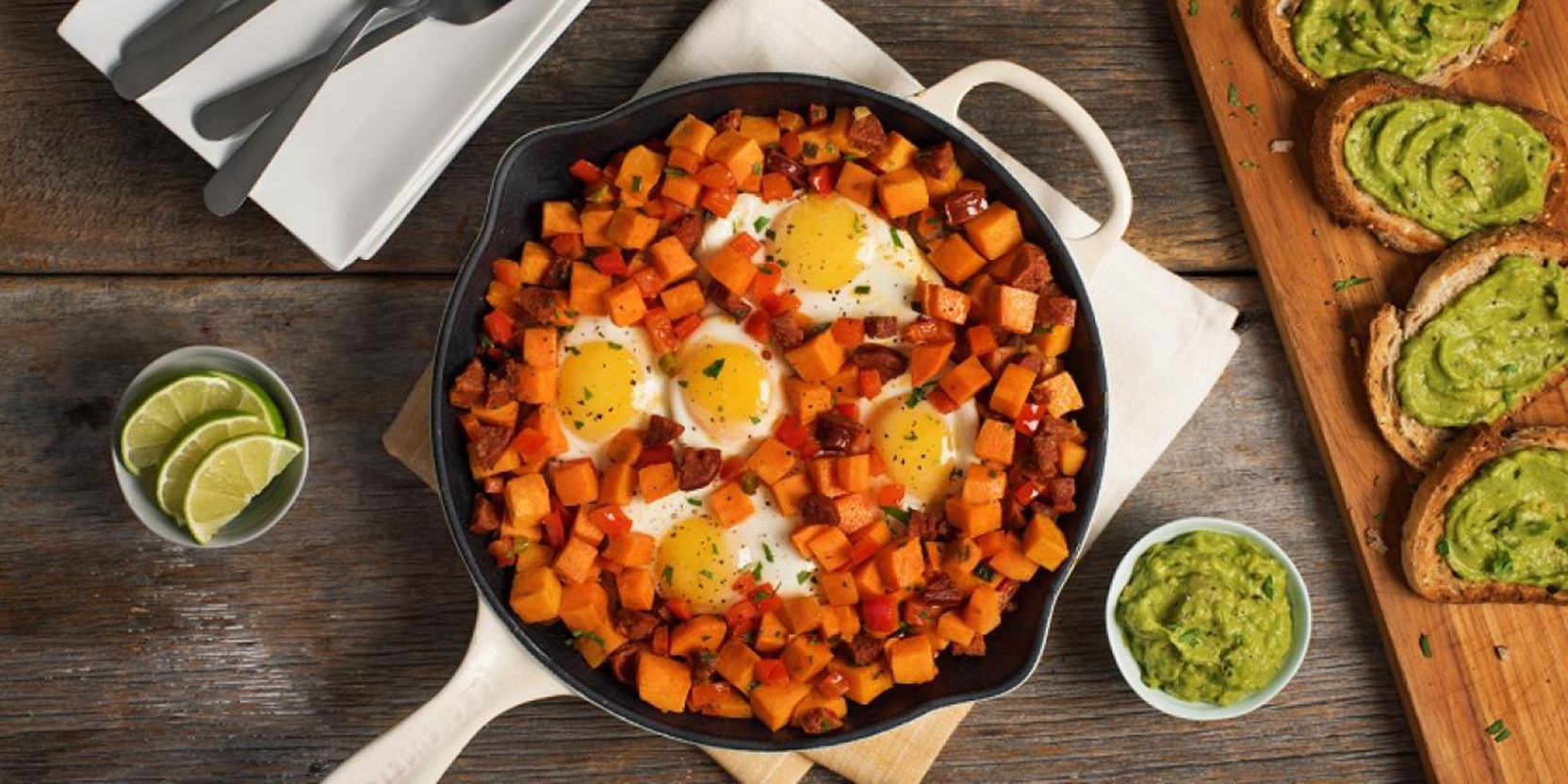 Sweet Potato and Egg Skillet - Eggs.ca