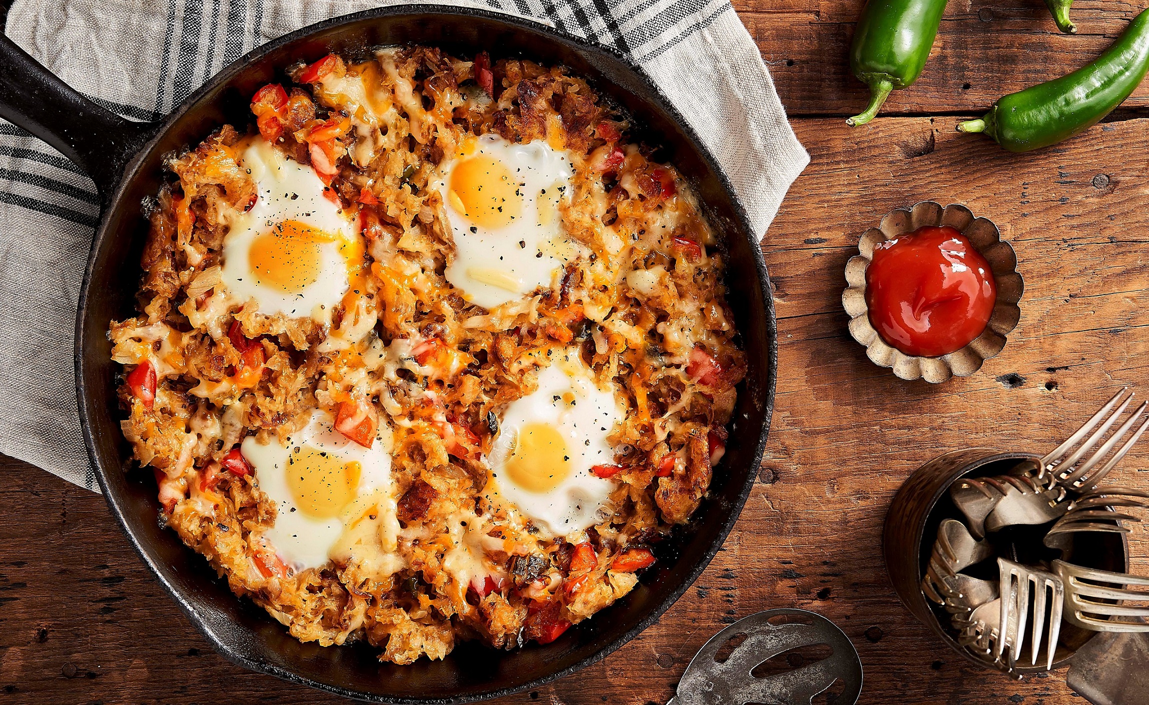 Canadian Skillet Breakfast - Eggs.ca