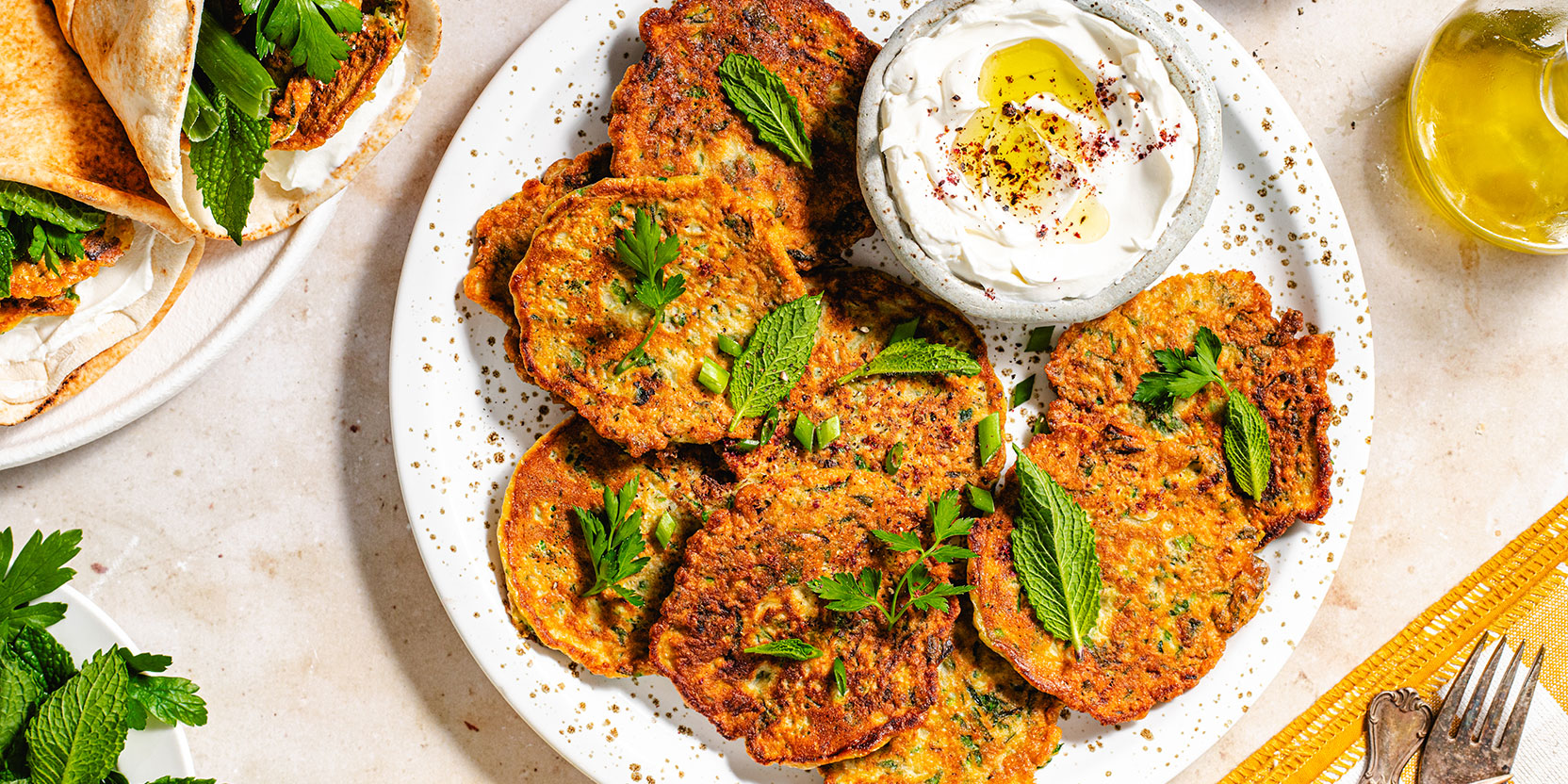 Ijjeh (Zucchini Fritters) - Eggs.ca